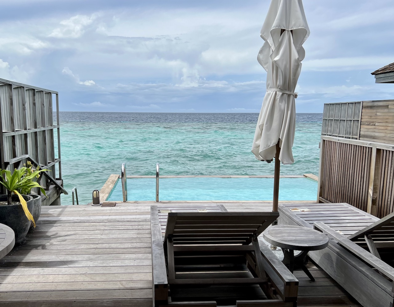 Ocean Villa Veranda and plunge pool Kagi
