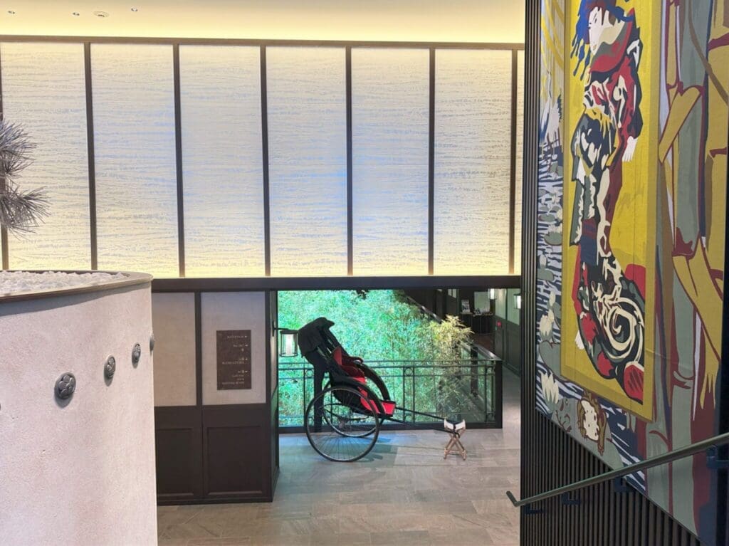 Entrance at Dhawa Yura Kyoto hotel