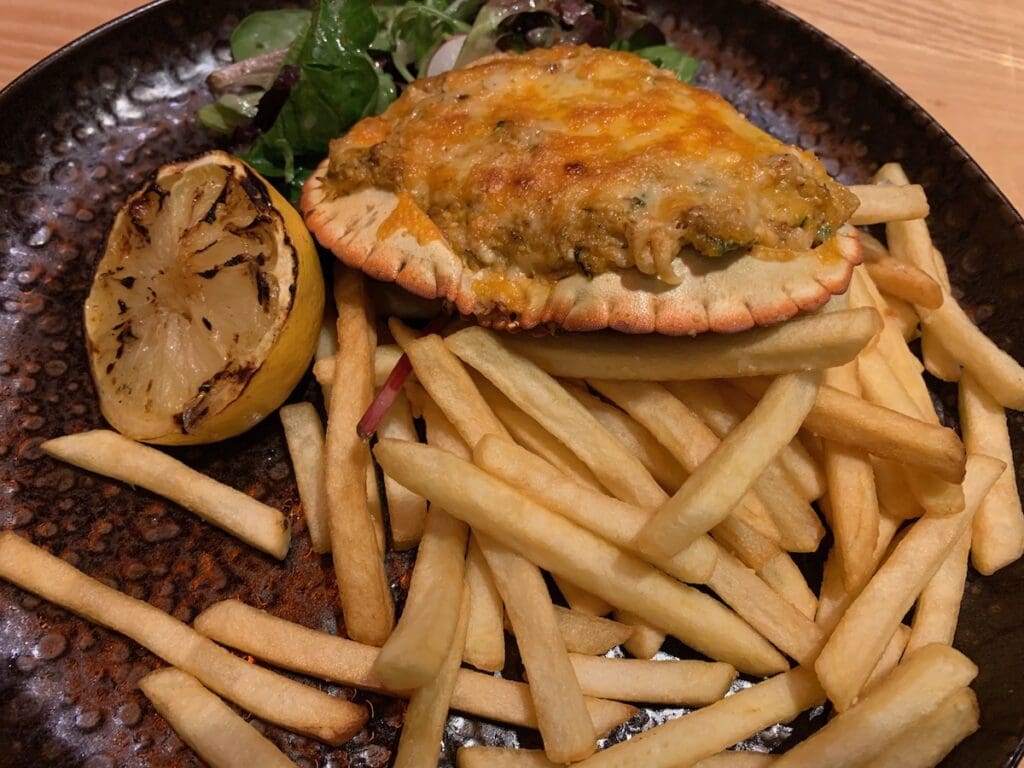 Brudenell seafood grill crab