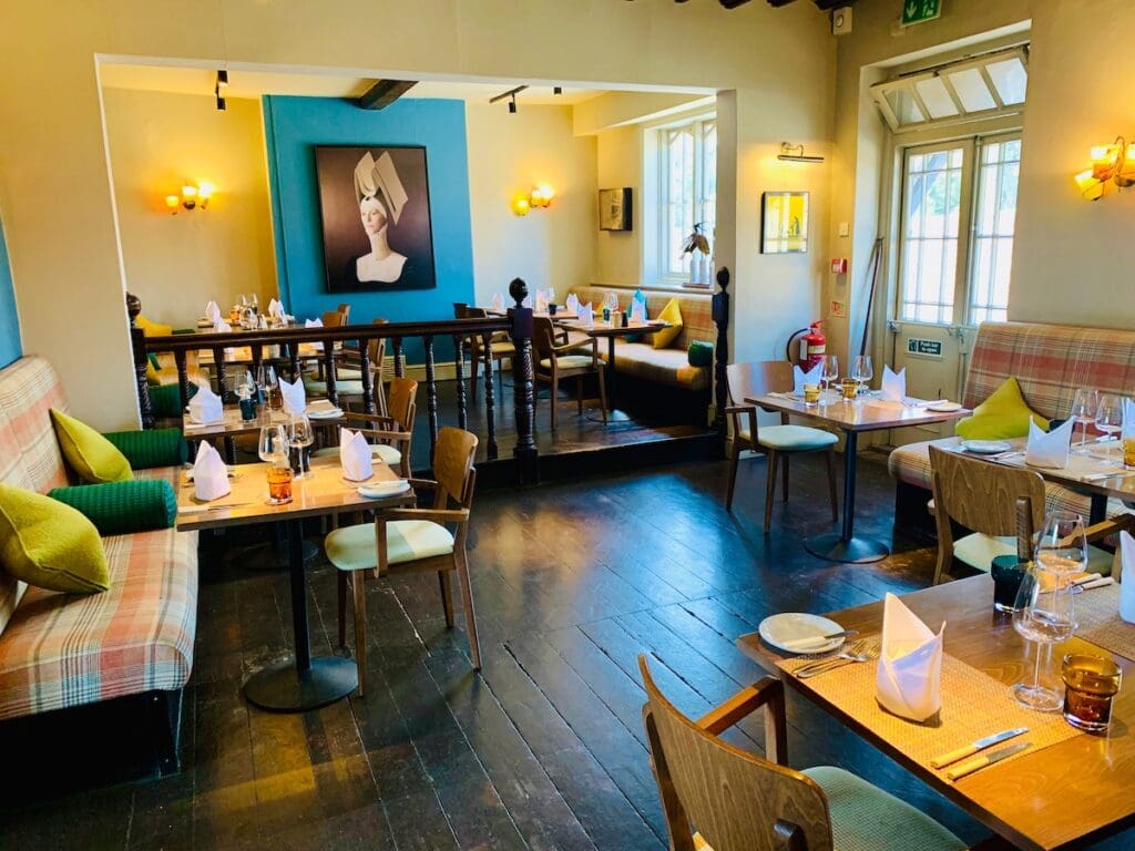 The Crown and Castle dining room