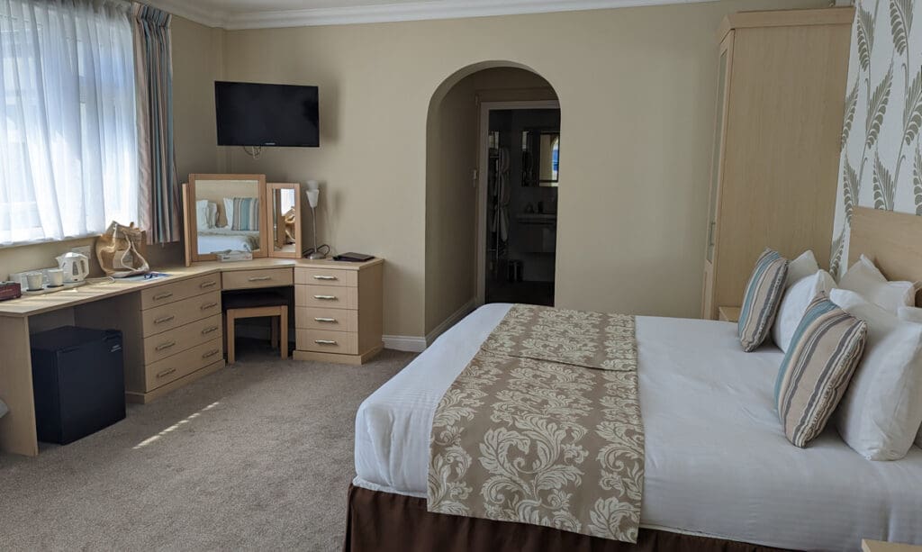 Bedroom at Biarritz Hotel