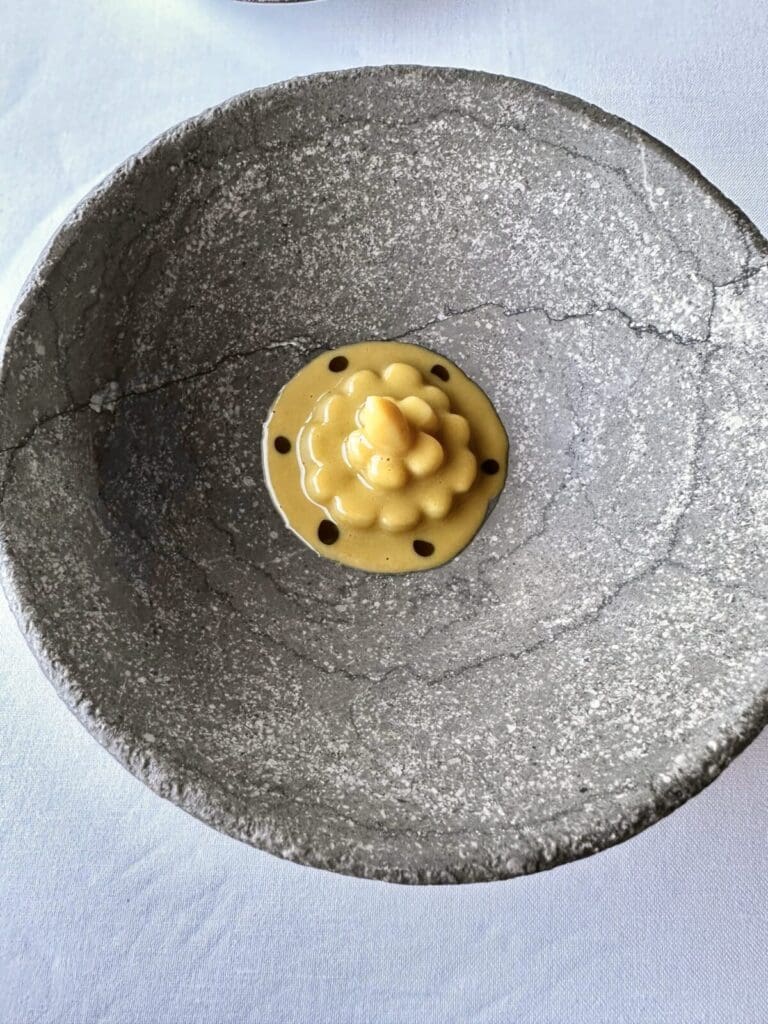 Miramar restaurant razor clam flower