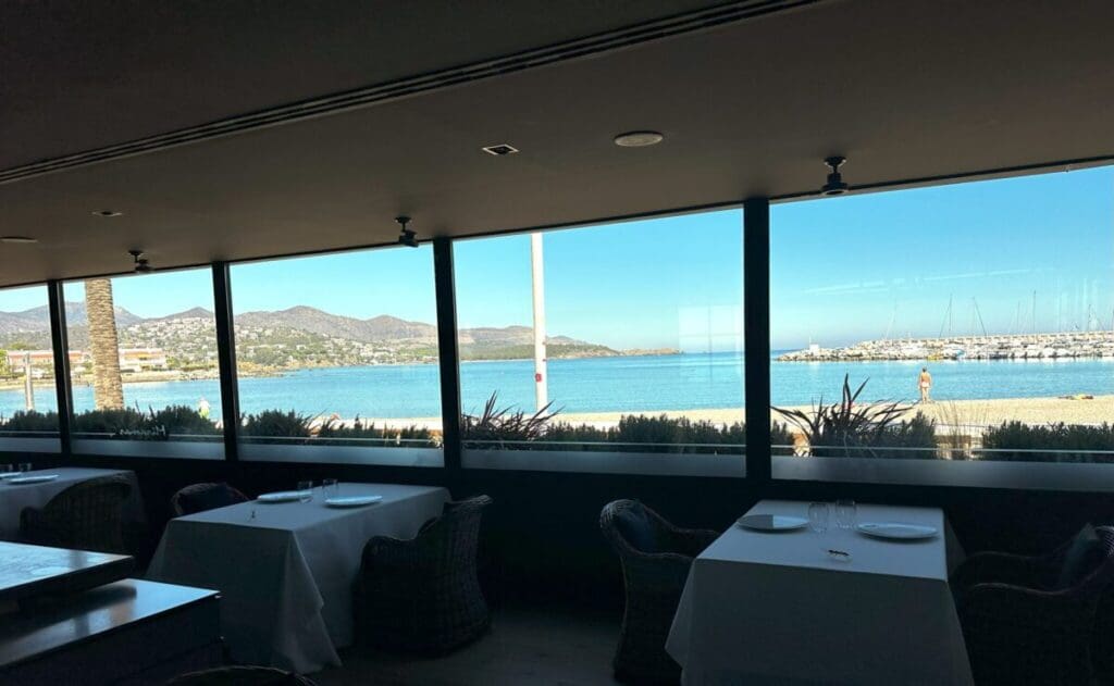Miramar restaurant view of Llanca