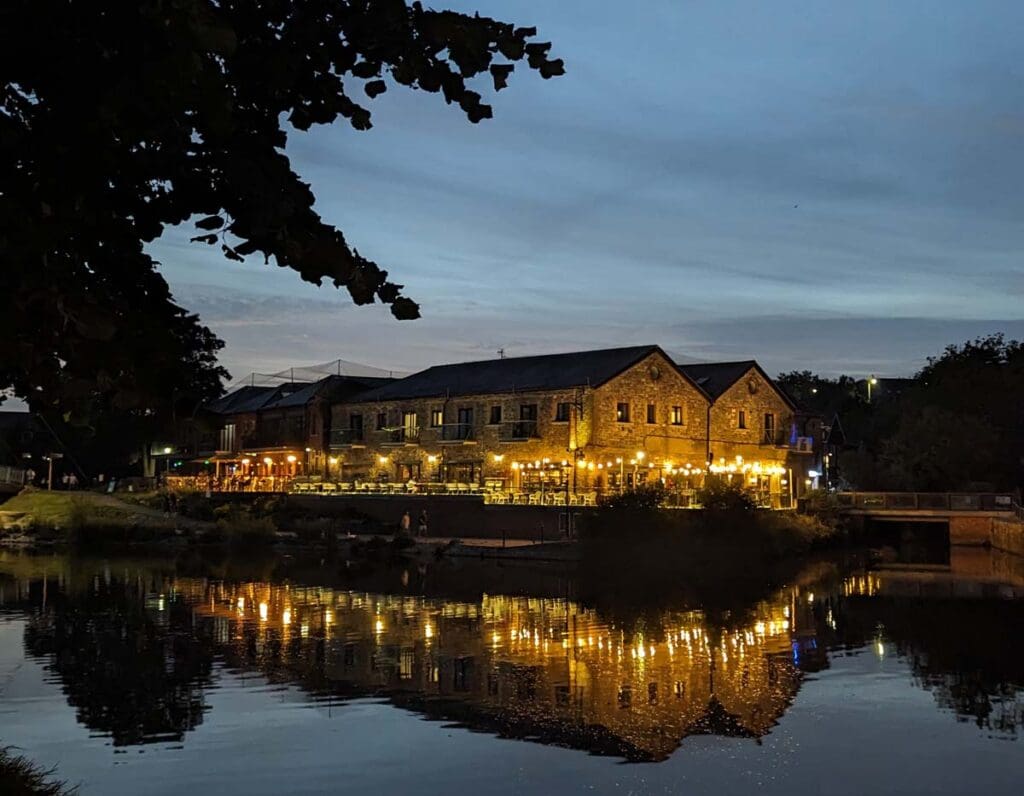 Quayside Exeter Night
