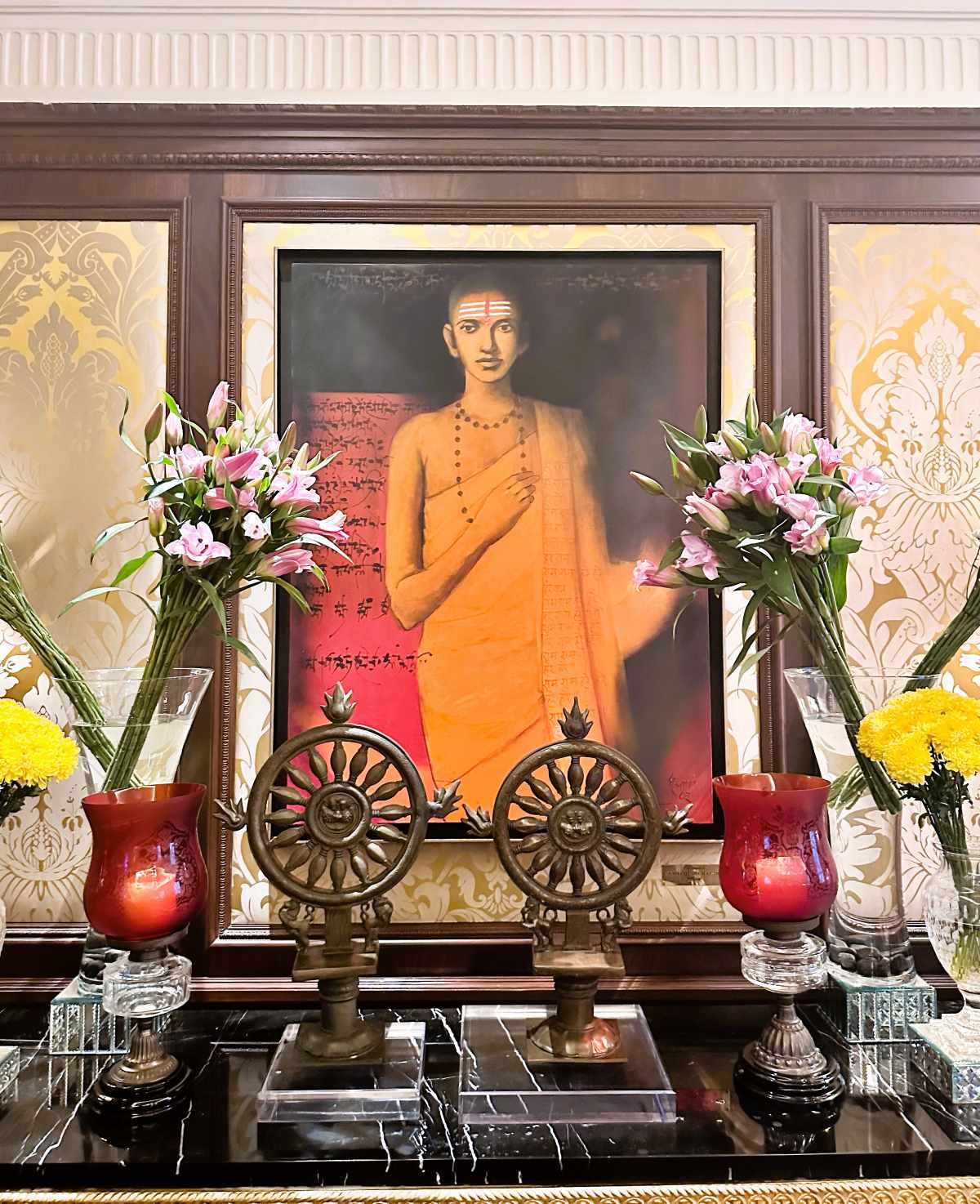 The-Leela-Palace-New-Delhi-artwork-in-The-Royal-Club The Leela Palace New Delhi artwork in The Royal Club