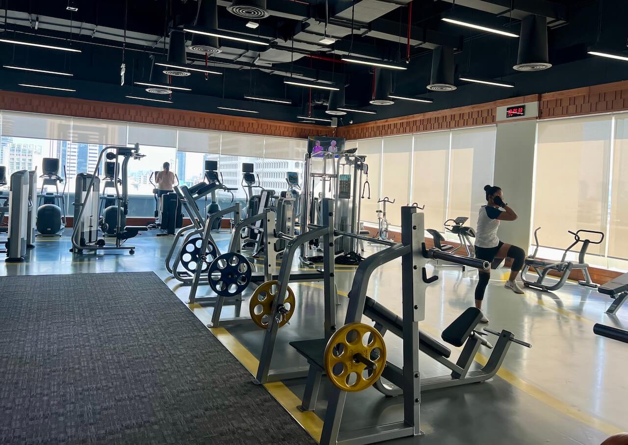 Amari Bangkok gym floor