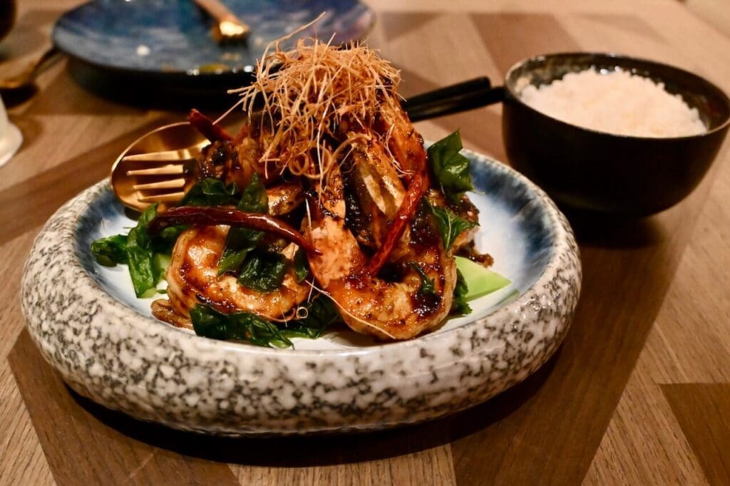 ChomSindh prawn stir fry