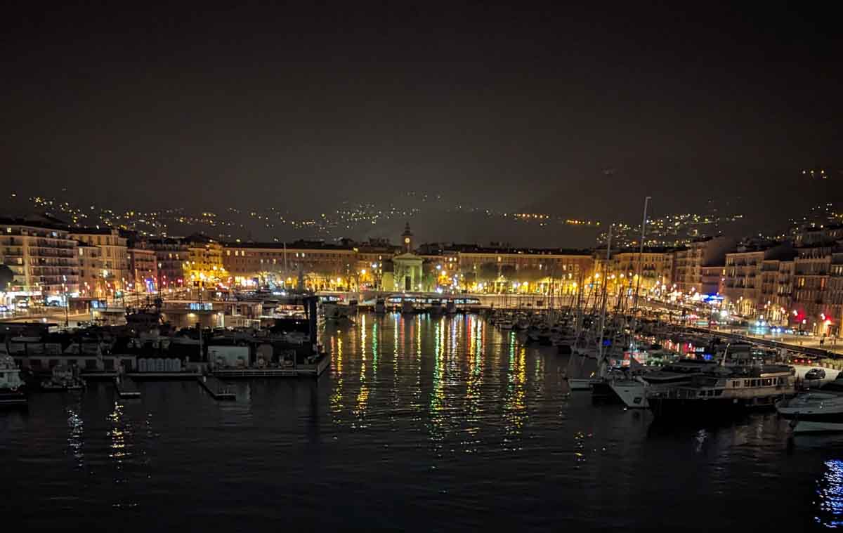 Nice Harbour at Night Nice Harbour at Night