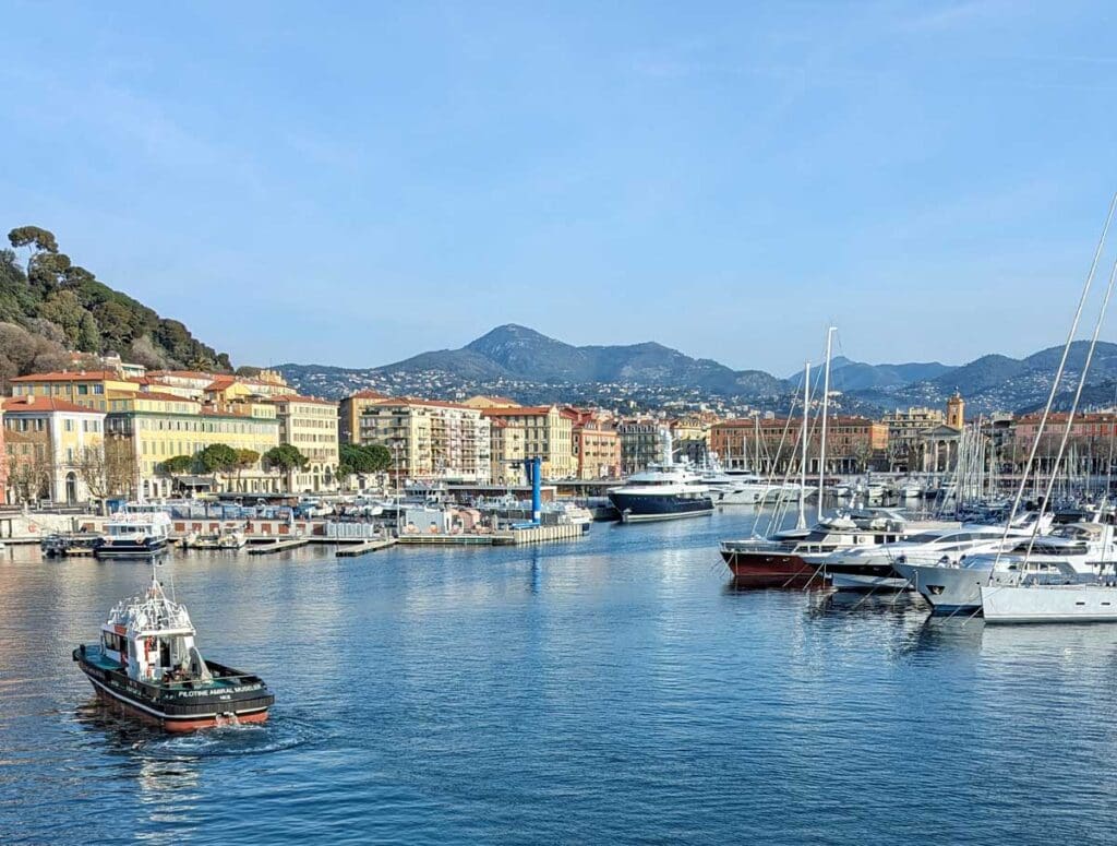 Arriving in Nice, France with Windstar