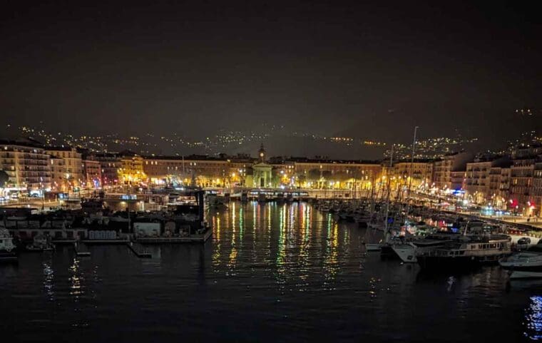 Nice Harbour at Night