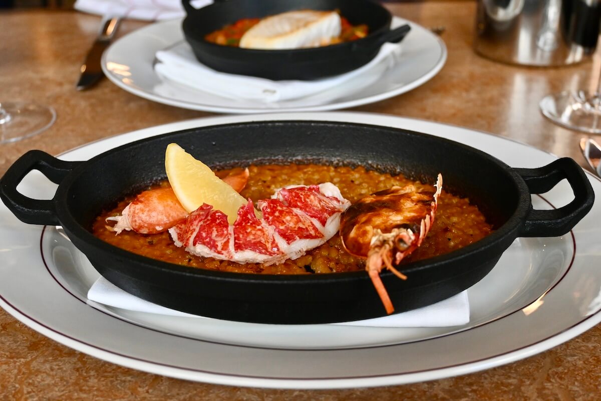 Lobster at Jason Atherton's Sael Restaurant