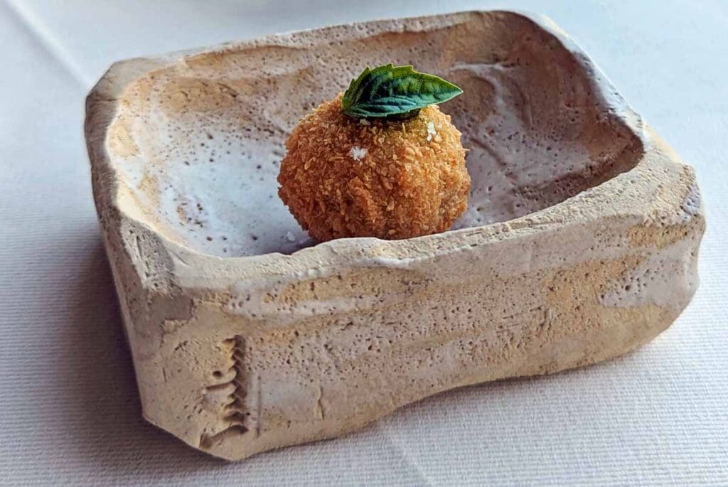 Basil Croquette at Teruar