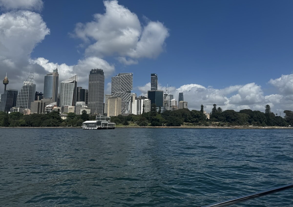 Central Business District Sydney from the water