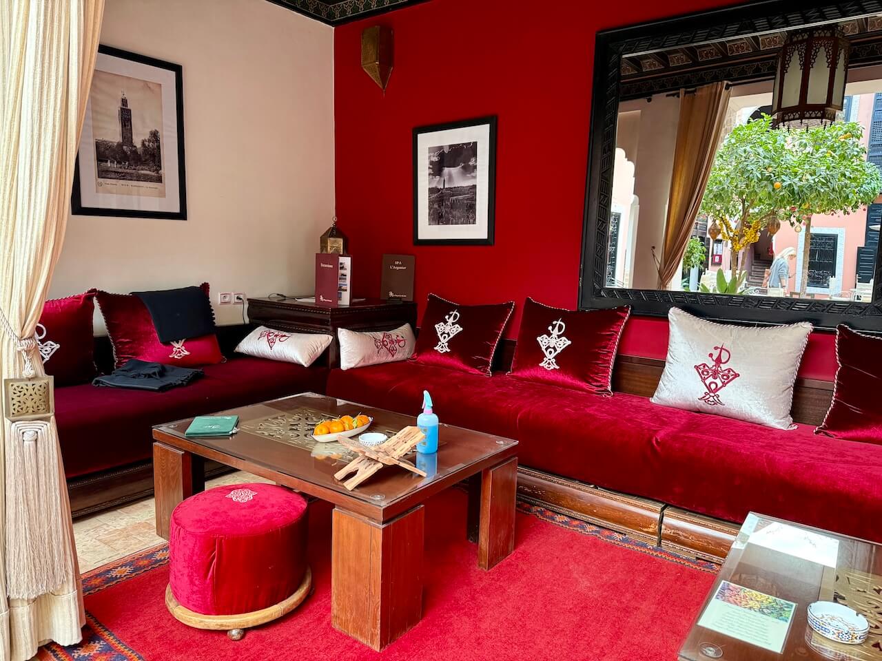 Lounge area Les Borjs de la Kasbah
