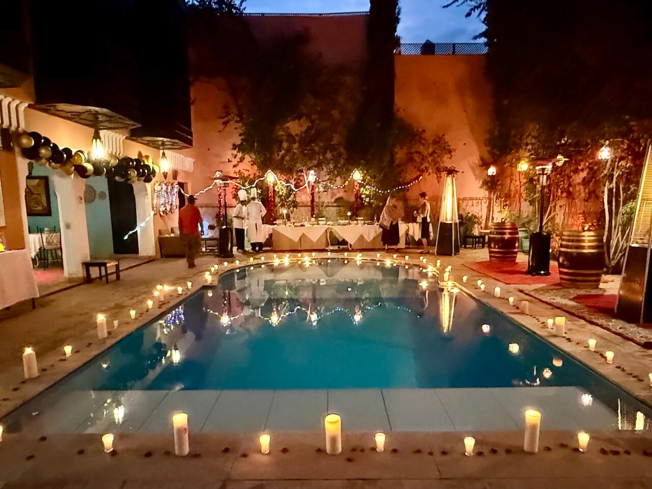 Evening at Les Borjs de la Kasbah