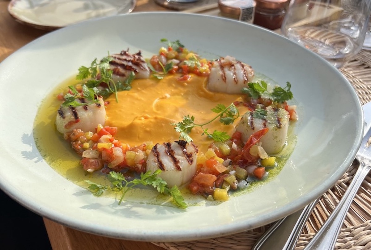Seafood at Le Majestic hotel