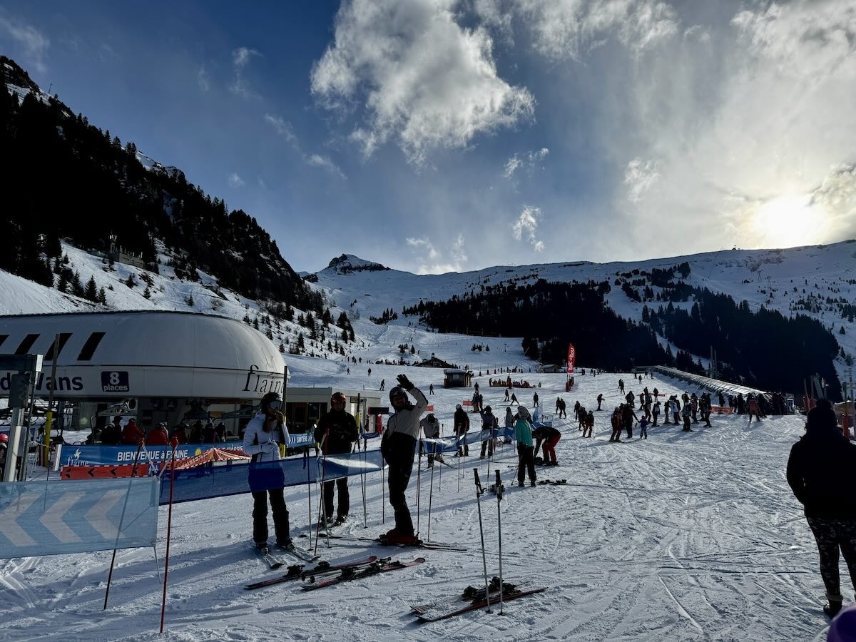 Grands Vans chair lift - ski in Flaine