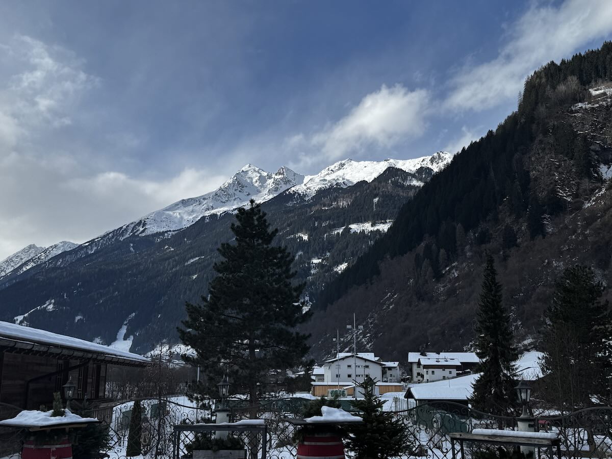 View from the terrace of the Jagdhof