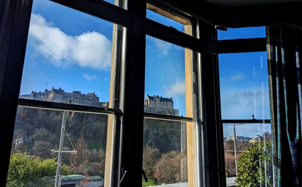 View from the Wallace Room - 100 Princes Street