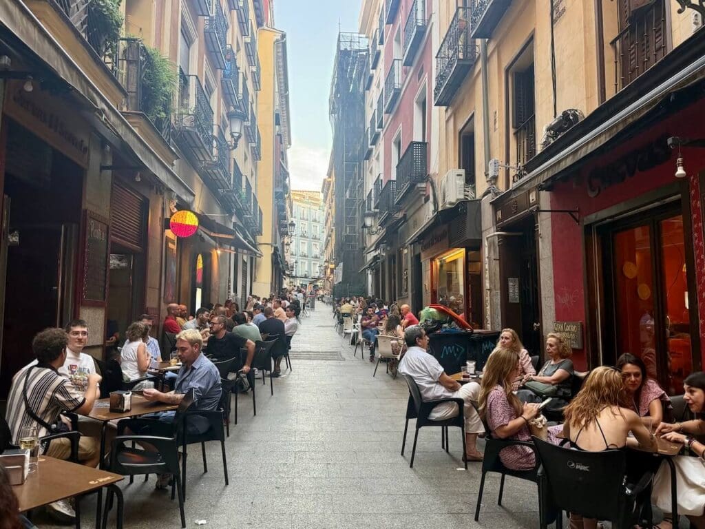 Al fresco dining Madrid