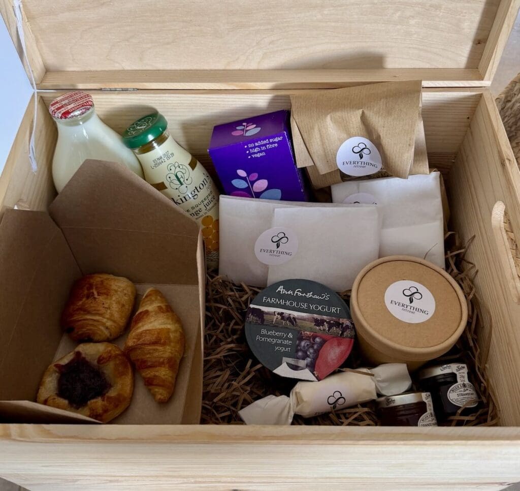 Breakfast Box at the Everything Retreat