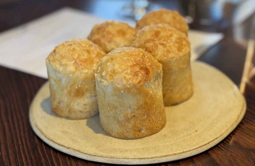 Nigel's Lancashire cheese bread rolls at The Three Fishes