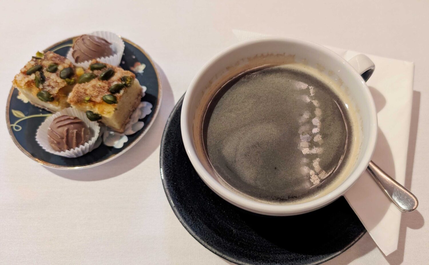 Coffee and petit fours
