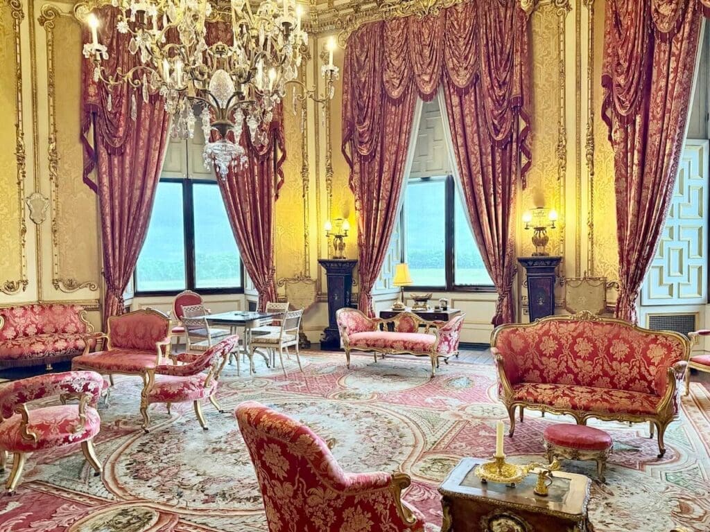 Raby Castle drawing room