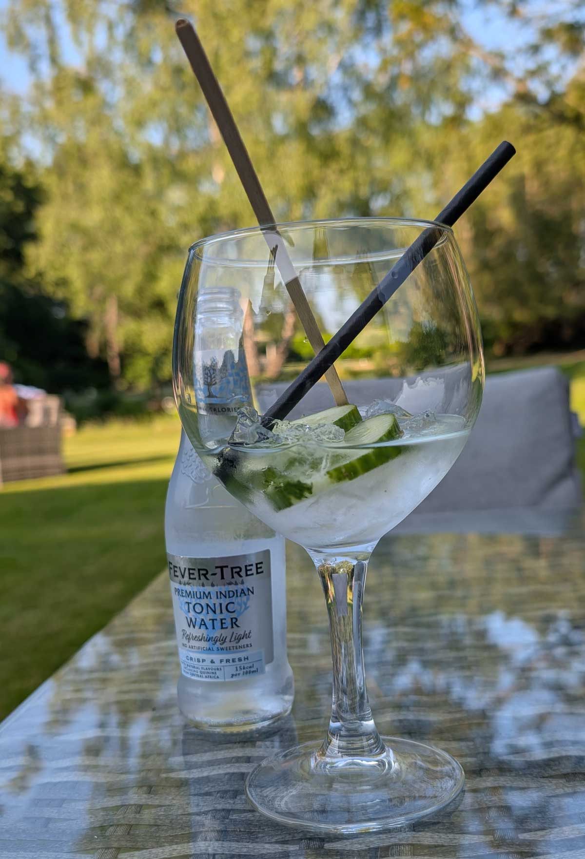 Gin and Tonic at Hintlesham Hall