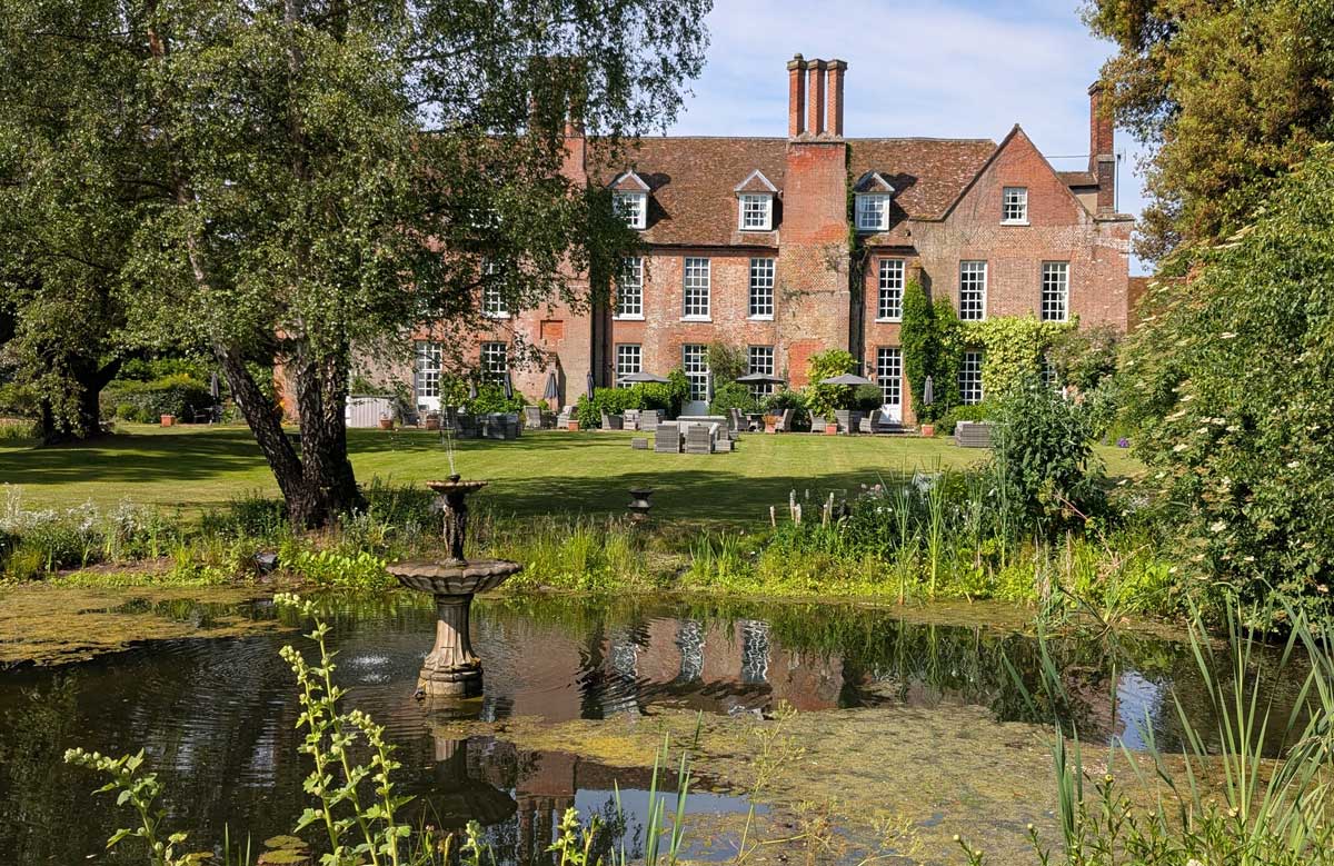 Hintlesham Hall from the Lake