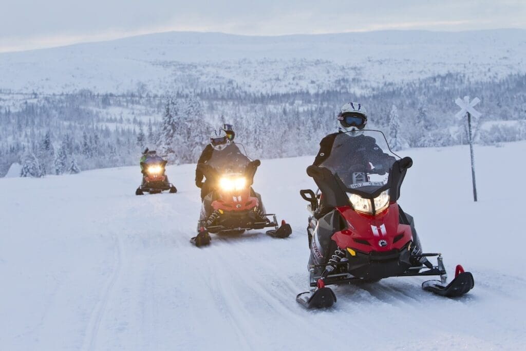 Snowmobile credit Mikko Nikkinen