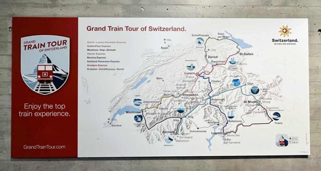 Switzerland has an extensive train network accessible with the Swiss Travel Pass