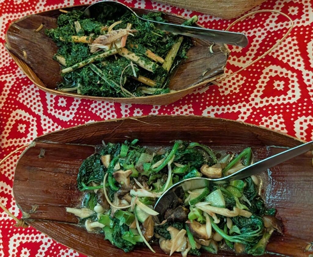 Daun Ubi Tepus at Jak Ma'an, Kuching