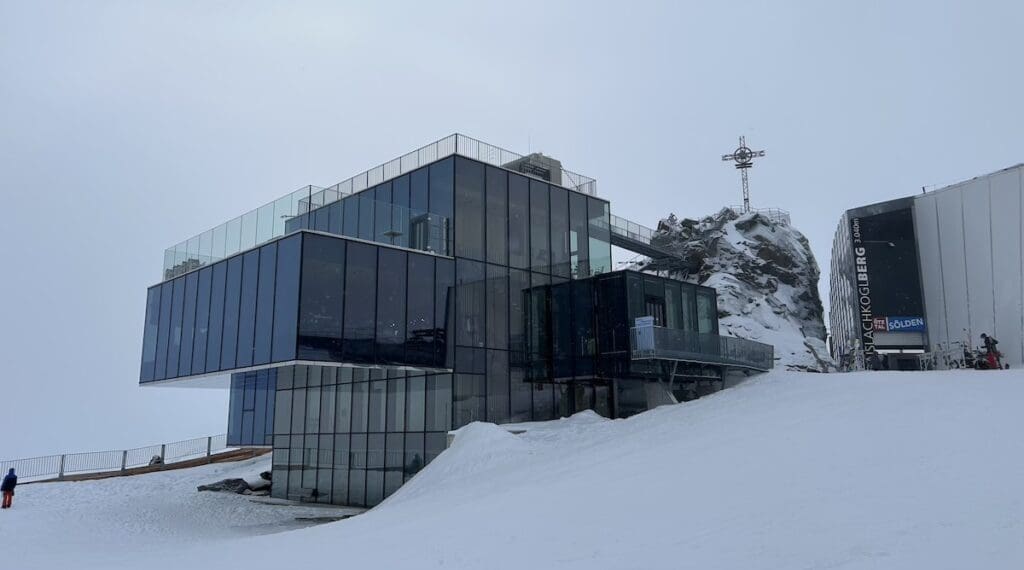 Top of Gaislachkogl bahn with Ice Q