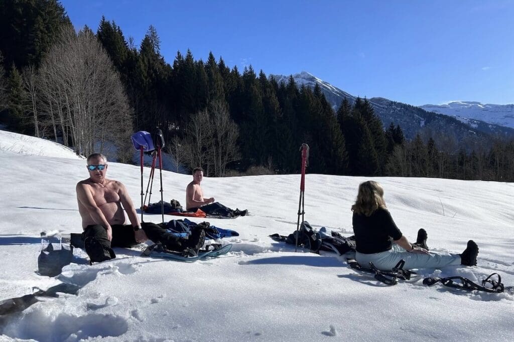Samoens Cold yoga
