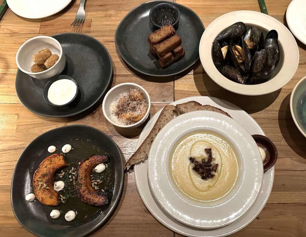 Snacks and small plates at Treehouse Manchester, in-house restaurant, Pip.