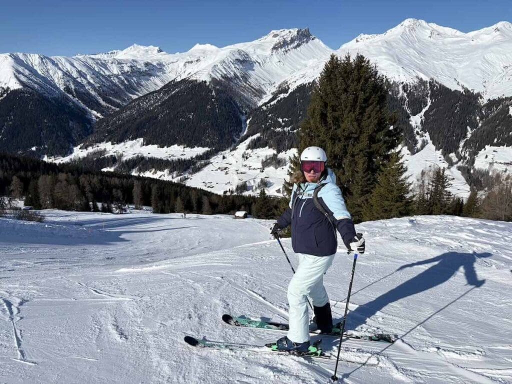 Skiing in Rinerhorn