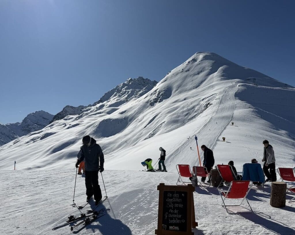 View from Hubelhütte Restaurant in Rinerhorn