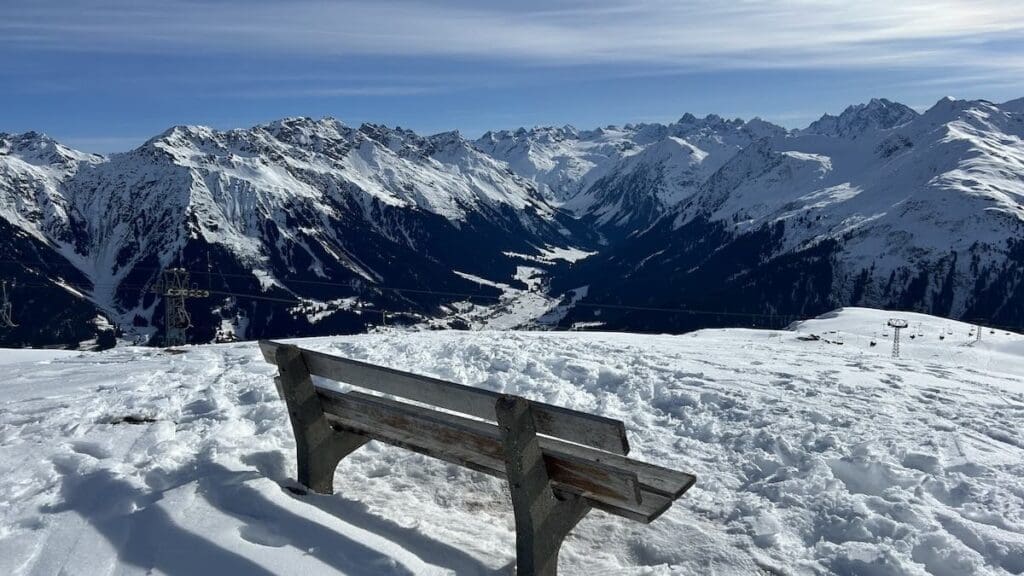 View from the top of Gotschnagrat