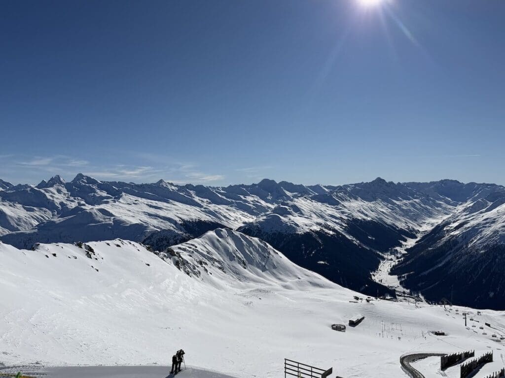 View from Joch Diamond Terrace