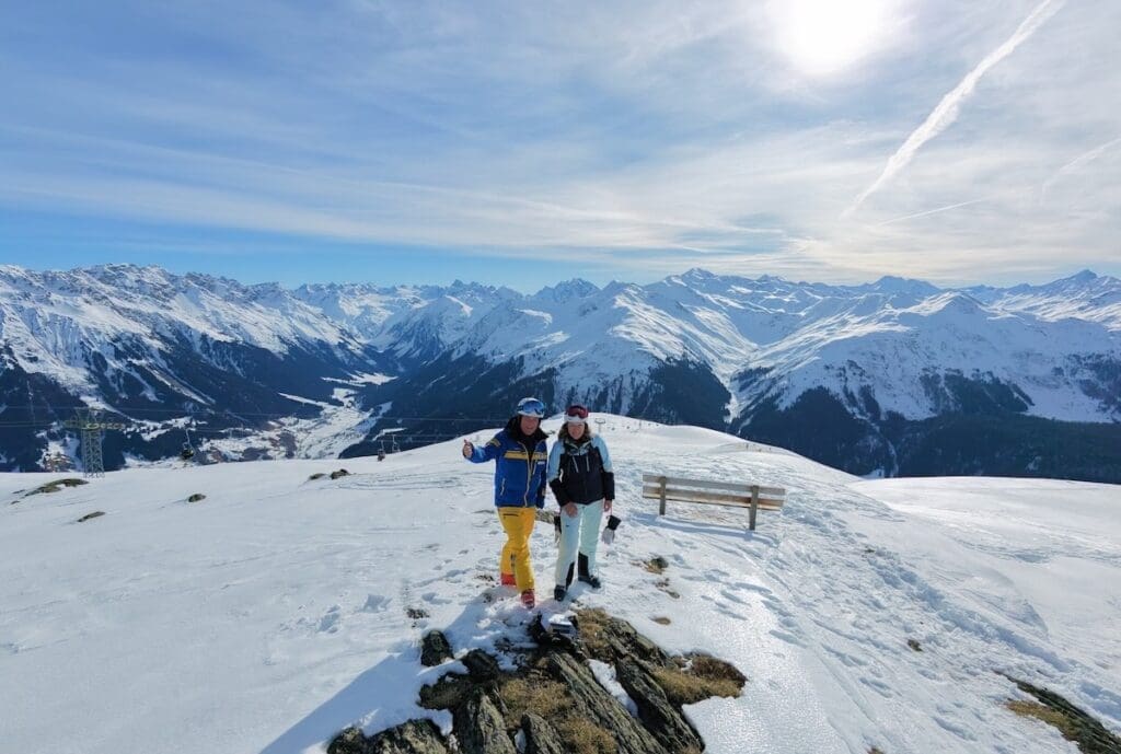 On the mountain with Thomas from the Swiss Ski School Davos