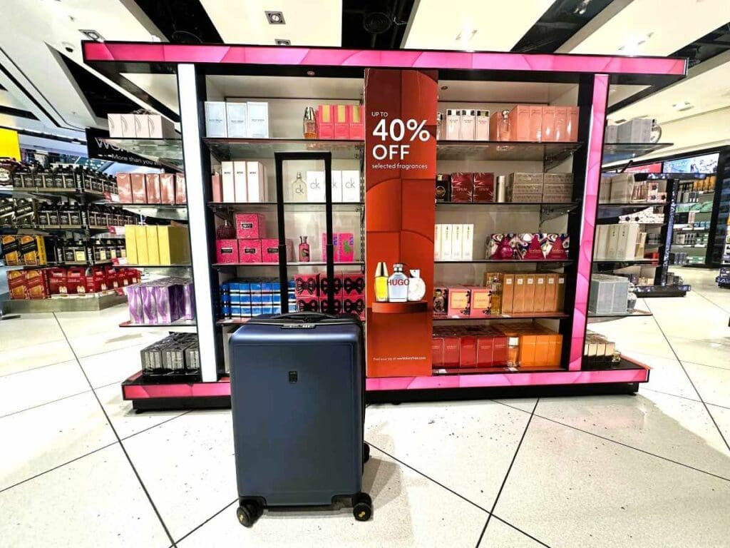 Level8 carry-on at Heathrow Duty Free