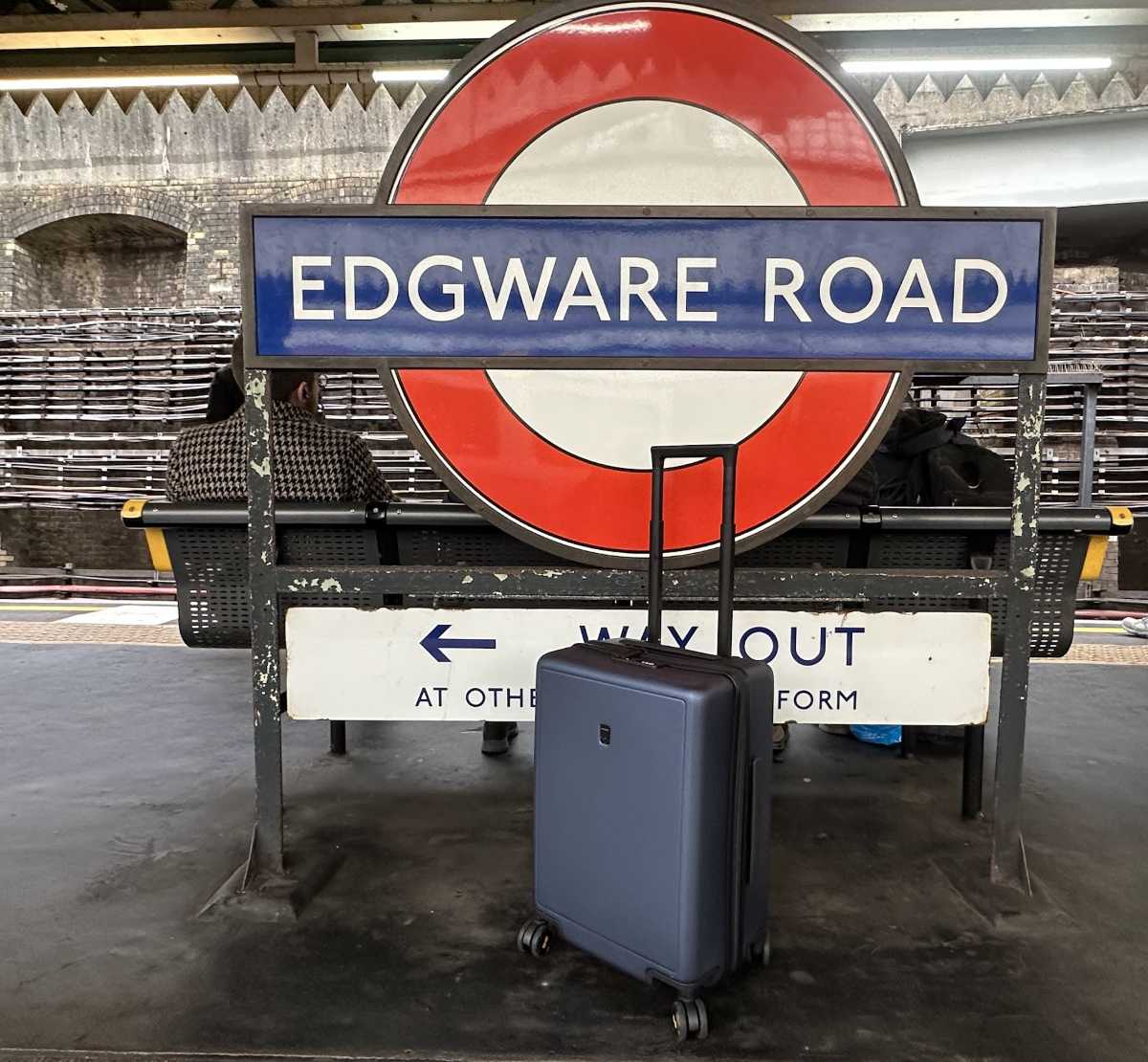 Level8 carry-on at tube station