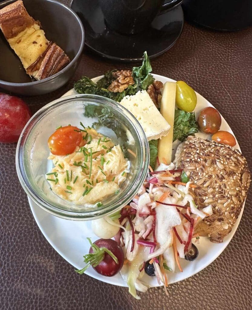 A healthy breakfast at Hotel Kong Arthur Copenhagen