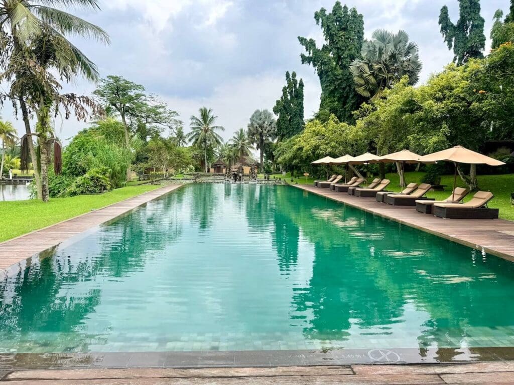 Mani swimming pool at Tanah Gajah