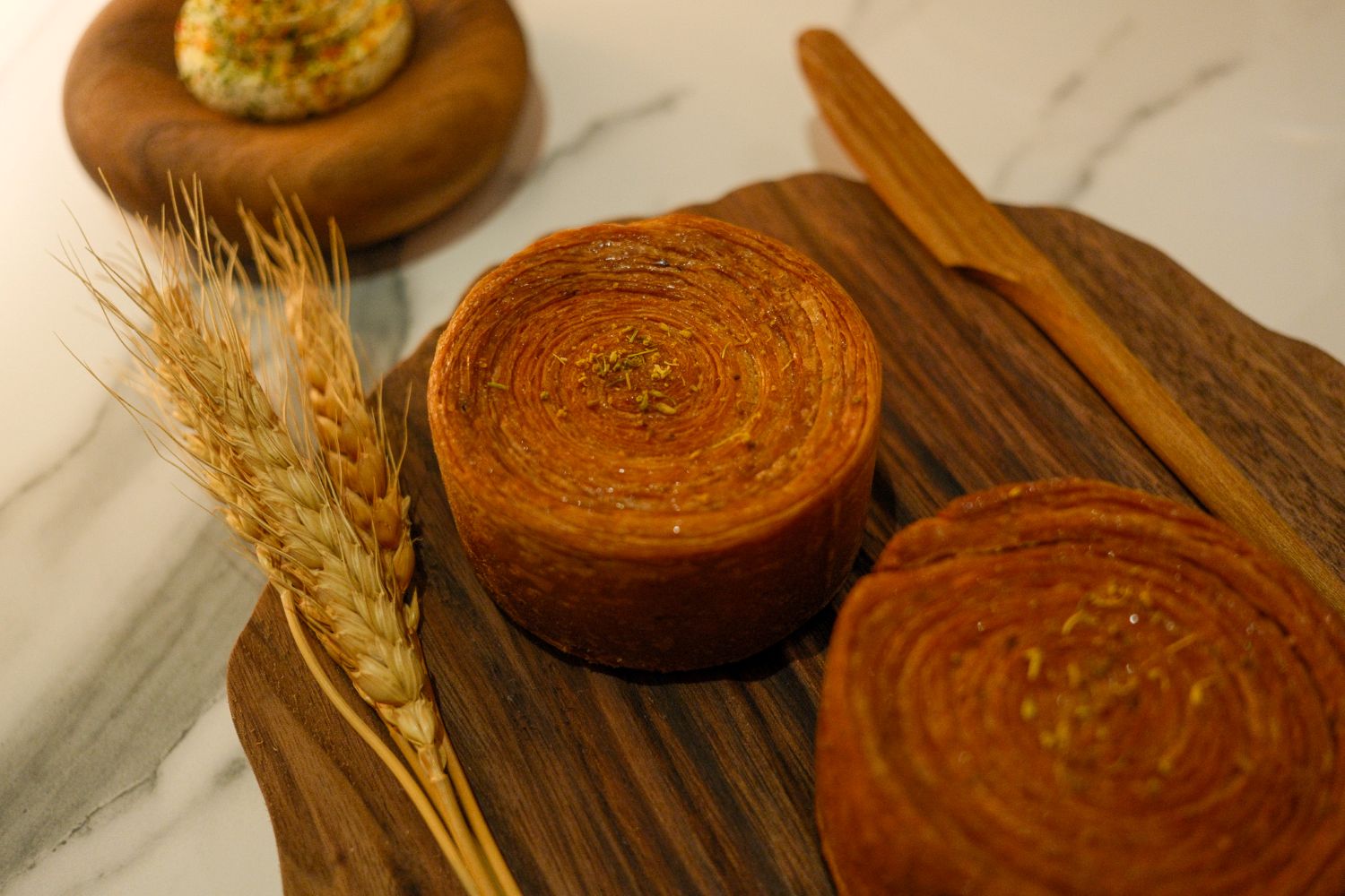 Fennel Pollen Laminated Brioche, The Avenue, Lainston House, Winchester