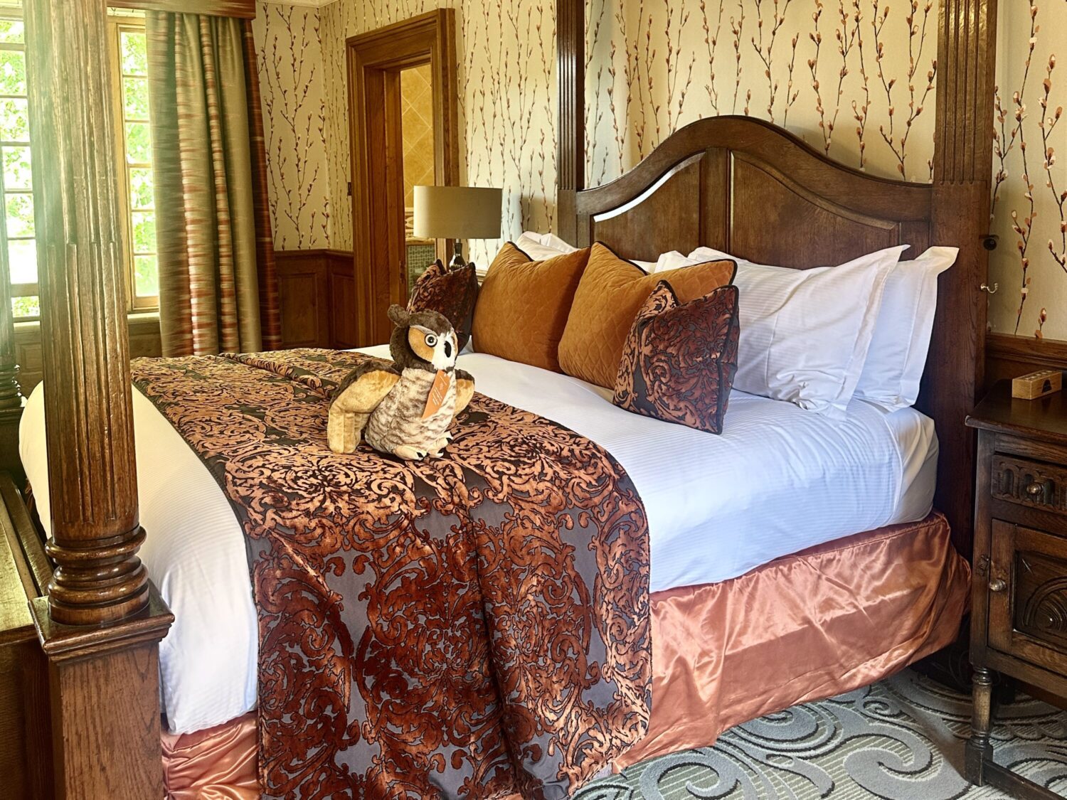 Plush Bedrooms at Lainston House