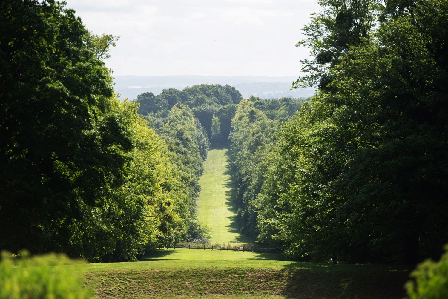 The countryside setting of Lainston House
