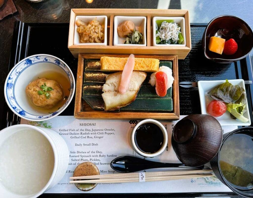 Hotel Chinzanso Japanese Breakfast