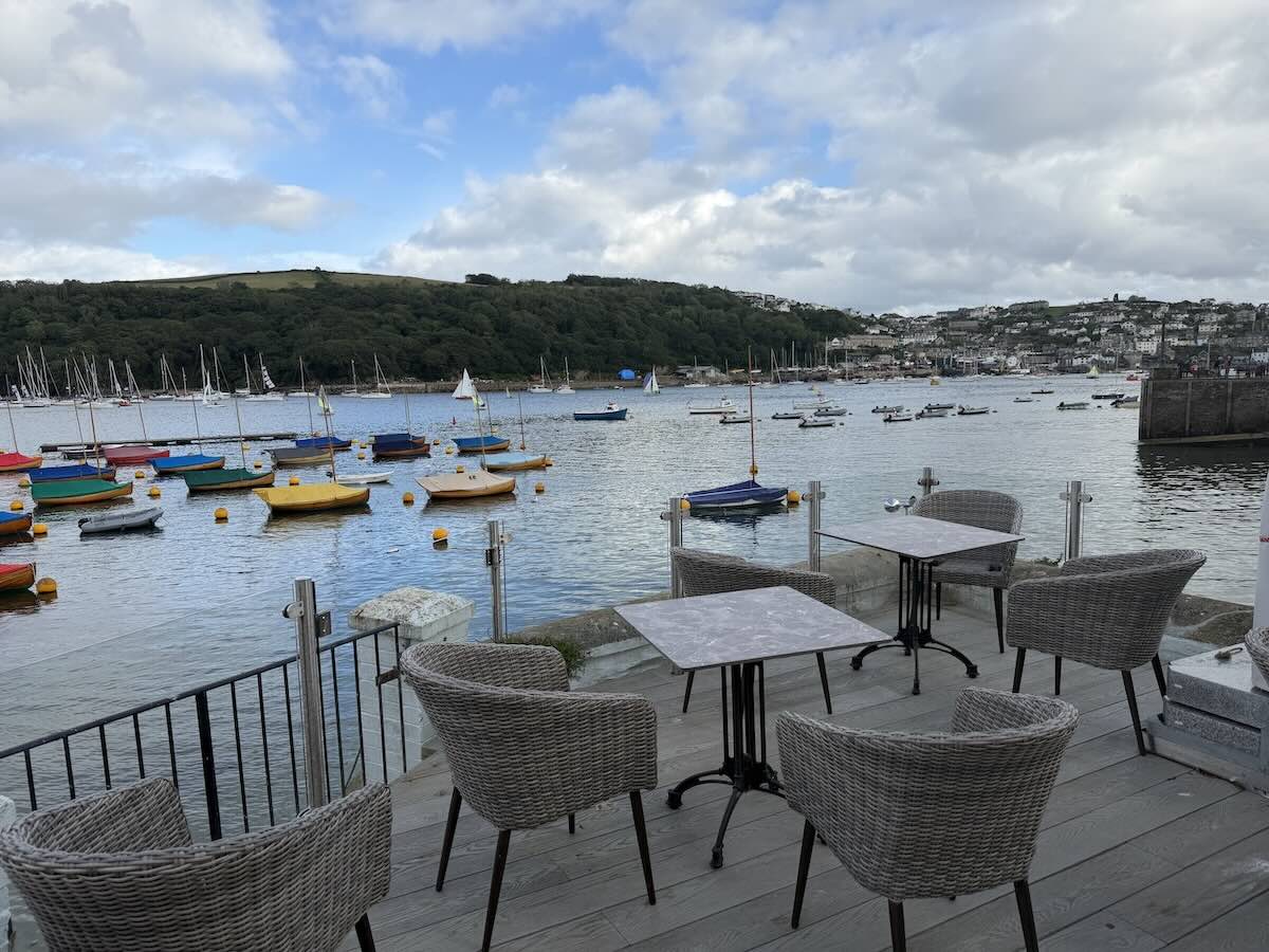 Old Quay House Hotel - view from terrace